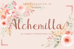 Alchemilla: A Springtime Script Font