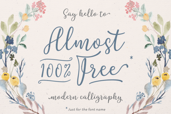 Almost 100 Free Font