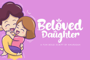 Beloved Daughter Font: Elegant Handwritten Style
