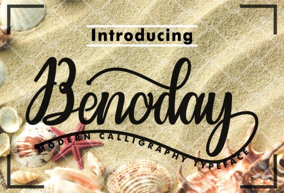 Benoday: A Script Font for Polished Branding