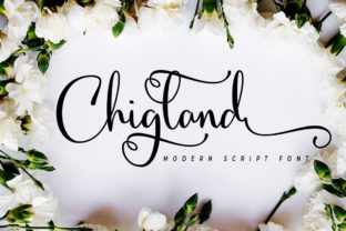 Chigland: A Sweet Script Font