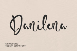 Danilena: A Playful Script Font for Marketing