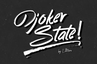 Djoker State Font: Stylish Script for Crafts