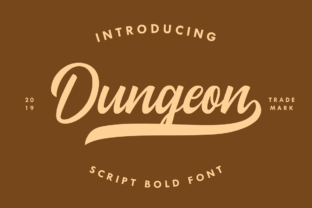 Dungeon Font: Vintage Script for Business