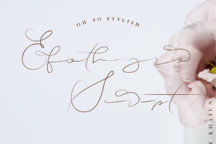Efothyro: A Modern Script Font