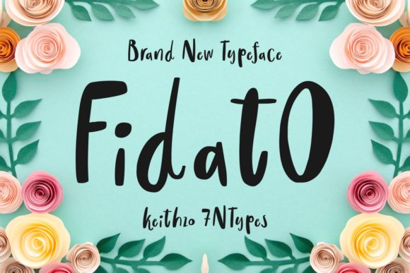 Fidato: A Bold Script Font