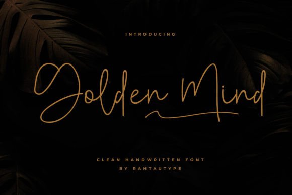Golden Mind: A Font for Business Style