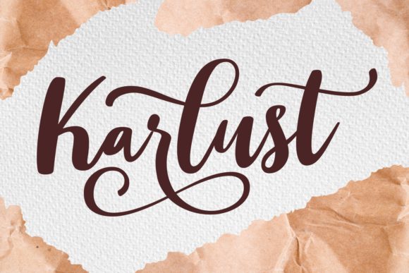 Karlust: A Cheerful Script Font