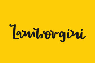 Lamborgini: A Classy Script Font