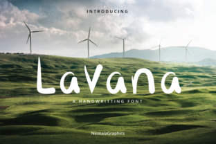 Lavana: A Handwritten Font for Web Design