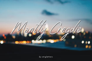 Montty Cregdie: A Smooth Handwritten Font