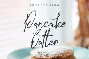 Pancake Batter Font: Sweet and Casual Script