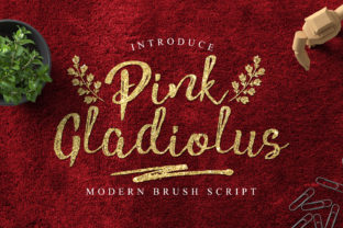 Pink Gladiolus Font Review