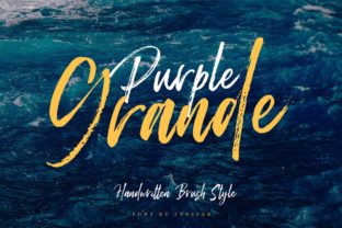Purple Grande Font Review