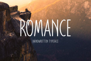 Romance Font: A Modern Handwritten Touch