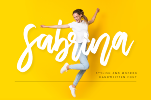 Sabrina: A Handwritten Font for Editorial Design