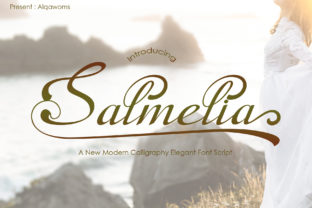 Salmelia: A Sweet Script Font for Craft Creators