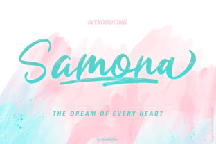 Samona: A Handwritten Font for Digital Design