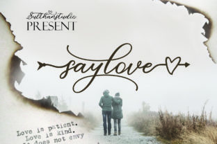 Say Love: A Romantic Script Font