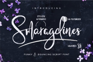 Smaragdines: A Bold Script for Creative Brands